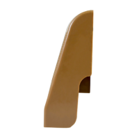 Монтажный бокс ПВХ к плинтусу, высота 56 мм, цвет коричневый RICO аналоги, замены