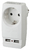 Адаптер SP-1e-USB-W &quot;Polynom&quot; 1гн 220V + 2xUSB 2100mA, c заземл, (белый) (10/60/1440) | Б0026332 ЭРА (Энергия света)
