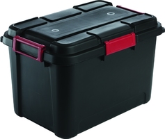 Ящик повышенной надежности Outback 59x40x37 см 60 л пластик с крышкой цвет чёрный KETER аналоги, замены