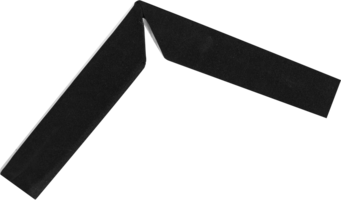 Демпфер угловой Standers 50x20 см, пластик, цвет чёрный