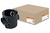Коробка установочная 68х62 стыковочные узлы, черная с саморезами | SQ1402-1105 TDM ELECTRIC