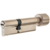 Цилиндр Abus D12 NIS, 35х45 мм, ключ/вертушка, цвет никель