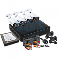 Комплект видеонаблюдения 4 наружн. камеры (с жестким диском) ProConnect 45-0411 REXANT аналоги, замены