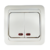 Выключатель двухклавишный с подсветкой CLASSICO белый 2123 | 4680005959877 IN HOME