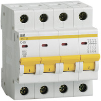 Выключатель автоматический четырехполюсный ВА47-29 40А C 4,5кА | MVA20-4-040-C IEK (ИЭК)