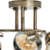 Люстра потолочная Ritter NAPOLI 52416 8, 3 лампы Е27, цвет античная латунь