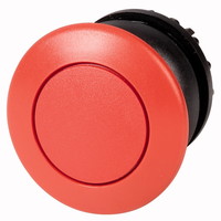 Головка кнопки M22S-DP-R грибовидная без фикс. красн.; черн. лицевое кольцо EATON 216715 цвет аналоги, замены
