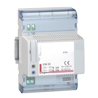 Светорегулятор DIN - для ламп накаливания и низковольтных галогенных с ферромагнитным трансформатором 60-1000 Вт | 003652 Legrand 1000Вт аналоги, замены