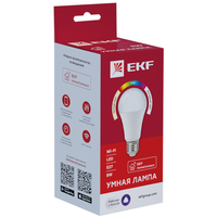 Лампа светодиодная LED Умная Connect 8Вт WIFI RGBW E27 | slwf-e27-rgbw EKF