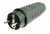 Вилка кабельная каучуковая (ввод кабеля с торца) черная IP20 16А 2P+E 250В - DIS1103100 DKC (ДКС)
