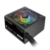 Блок питания ATX 500W Smart RГбайт 500 80+ (24+4+4pin) APFC 120мм fan color LED 5xSATA RTL PS-SPR- 0500NHSAWE-1 THERMALTAKE 480509 аналоги, замены