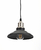 Светильник подвесной PL4 BK/BN металл, E27, max 60W, d203 мм, шагрень черный/темный никель | Б0037439 ЭРА (Энергия света)