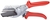 Ножницы для резки ленточного кабеля до 56 мм с пружиной L-215 хромированные обливные рукоятки KN-9415215 KNIPEX