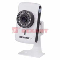 Видеокамера IP с ИК подсвет. и Wi-Fi (1/4дюйм OmniVision CMOS 1Мп; 1280х720P (25к/с) 3.6мм; 0.01Лк; до 15 м; 2 потока; ONVIF) бел. Rexant 45-0253 объектив мм. м цена, купить