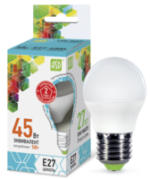 Лампа светодиодная LED-Шар-standard 5Вт шар 4000К нейтр. бел. E27 450лм 160-260В ASD 4690612002187 LLT 230В Е27 цена, купить