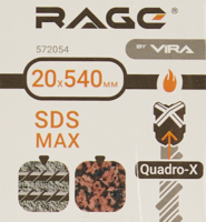 Бур по бетону SDS-max Rage 20x540 мм