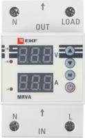 Реле напряжения и тока EKF MRVA 63Aс дисплеем