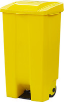 Бак садовый для мусора на колесиках с педалью 110 л цвет жёлтый IDEA аналоги, замены