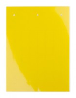 Табличка полужесткая установка в держатель для маркировки мод. оборудования ПВХ-0.5 желт. (уп.120шт) DKC TAS5215Y (ДКС)