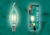 Лампа галогенная HCL-60/CL/E14 60Вт свеча E14 230В Uniel 01080