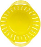 Корзинка Soft 20.61×22.21×17.4 см 4.1 л пластик цвет желтый BEROSSI