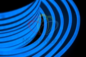 Гибкий Неон LED - синий, оболочка синяя, бухта 50м | 131-023 NEON-NIGHT светодиодный постоянное cиний 220В Шнур FLEX 12х26мм в IP54 купить в Москве по низкой цене