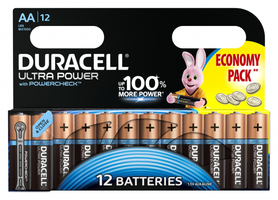 Батарейка Щелочнная (Алкалиновая) (AA) LR6-12BL Ultra Power | Б0038766 5004809 Duracell Элемент питания алкалиновый цена, купить