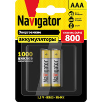 Аккумулятор 94 461 NHR-800-HR03-BP2 (блист.2шт) Navigator 94461 17103