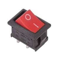 Выключатель клавишный 250V 6А (2с) ON-OFF красный Mini (RWB-201, SC-768) | 36-2111 REXANT