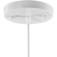 Подвесной светильник Семь огней Ноема 1 лампа 3 м² цвет белый