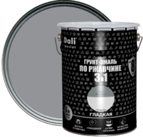 Грунт-эмаль по ржавчине 3 в 1 Dali Special гладкая цвет серый 5 кг RAL 7004 аналоги, замены