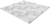 Плита потолочная инжекционная бесшовная полистирол белая Фламенко 50 x см 2 м²