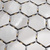 Мозаика керамическая StarMosaic Homework Hexagon Grey Glossy 27.1x28.2 см цвет серый SMART MOSAIC