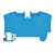 Пружинная клемма Viking 3 - однополюсная 1 вход/1 выход шаг 8 мм синий | 037202 Legrand