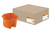 Коробка установочная 65х45 оранжевая с саморезами | SQ1402-1126 TDM ELECTRIC