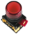Кнопка красная ABLF-22 1з+1р с подсветкой неон 240В - BBT10-ABLF-K04 IEK (ИЭК)