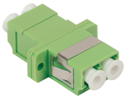 Адаптер проходной LC-LC для одномодового и многомодового кабеля (SM/MM); с полировкой APC; двойного исполнения (Duplex) ITK FC1-LCALCA2C-SM IEK (ИЭК) цена, купить