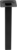 Ножка квадратная 200х25 мм сталь максимальная нагрузка 50 кг цвет черный EDSON