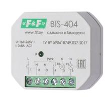 Реле импульсное BIS-404 (управление двумя нагрузками; для установки в монтажную коробку 230В 2х5А 2х1Z IP40) F&F EA01.005.006 Евроавтоматика ФиФ