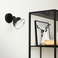 Спот поворотный Inspire Farell, 1 лампа, 0.75 м², цвет черный