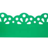 Лента бордюрная декоративная «Naterial» высота 15 см цвет зеленый