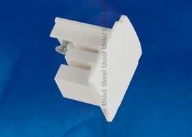 Заглушка торцевая для шинопровода белая UFB-C41 WHITE 1 POLYBAG | 09731 Uniel цена, купить