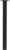 Ножка квадратная 300х25 мм сталь максимальная нагрузка 50 кг цвет черный EDSON