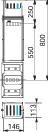 Секция прямая распределительная вертикальная 0.8М 1000А - KSA1000ED4081 Schneider Electric для аналоги, замены