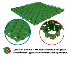 Газонная решётка 60х60 см С250 пластик цвет зелёный GIDROLICA аналоги, замены