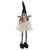 Новогодняя мягкая игрушка Фея в черно-белом костюме микс h 49 см