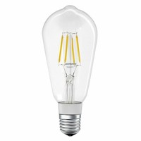 Лампа светодиодная управляемая SMART+ Filament Edison Dimmable 60 6 W/2700K E27 | 4058075208575 LEDVANCE Osram 6Вт/2700К диммируемая спот 5Вт Вт) 2700К купить в Москве по низкой цене
