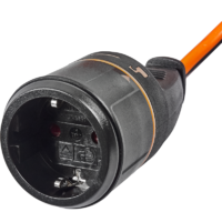 Вт цвет оранжевый/черный Удлинитель-шнур Electraline Electralock 1 розетка с заземлением 3x1.5 мм 30 м 3580 аналоги, замены