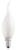 Лампа накаливания ЛОН 40Вт E14 220В CT35 frosted свеча на ветру | 3321475 Jazzway