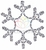 Фигура Снежинка белый 45х38см NEON-NIGHT 501-212